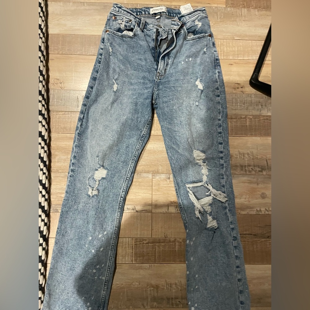 Abercrombie and Fitch jeans, ultra high rise ankle straight